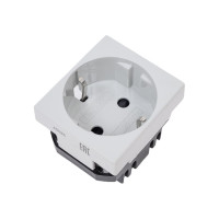 Розетка 1-м VIVA 2 модуля, серая DKC 45025