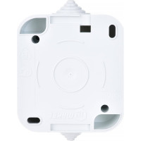 Розетка с заземлением, белая Makel 18308