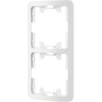 Двойная рамка, белая Makel Mimoza 22012