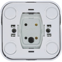 Выключатель накладной одноклавишный, белый Makel Siva Ustu 45101