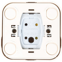 Выключатель накладной одноклавишный, белый Makel Siva Ustu 45201