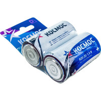 Батарейка R20 2шт КОСМОС KOCR202BL