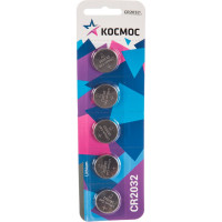 Батарейка CR2032 5BL 5шт КОСМОС KOC20325BL