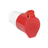 Розетка переносная EKF 225 3Р+РЕ+N 32А 380В IP44 ps-225-32-380