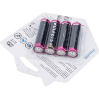 Батарейка пальчиковая Premium LR6 4шт КОСМОС KOSLR6ROCKETS4BL