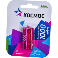 Аккумулятор КОСМОС R03 NI-MN 1000мА.ч BP-2 KOCR03NIMH(1000MAH)