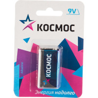 Батарейка Крона LR6LR61 Максимум 1шт КОСМОС KOC6LR61MAX1BL