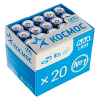 Элемент питания LR LR03 (20 шт) КОСМОС KOCLR0320BOX