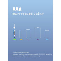 Батарейка LR LR03 BP-2 (2 шт; блистер) КОСМОС KOCLR032BL