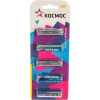 Батарейка пальчиковая LR6 5шт КОСМОС KOCLR65BL