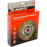 Щетка дисковая (100 мм; 22.2 мм) для УШМ Matrix 74648