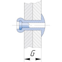 Заклепка алюминиевая (50 шт; 4.0х18 мм) STAYER 3120-40-18