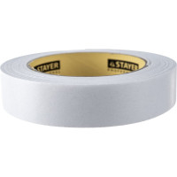 Лента PROFI клейкая двусторонняя, на вспененной основе (5 м; 25 мм; белая) STAYER 12231-25-05