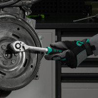 Набор инструментов STELS 1/2", 1/4", CrV, пластиковый кейс, 76 предметов 14104