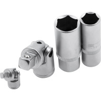 Набор инструментов STELS 1/2", 1/4", CrV, пластиковый кейс, 76 предметов 14104