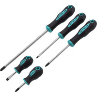 Набор инструментов STELS 1/2", 1/4", CrV, пластиковый кейс, 76 предметов 14104