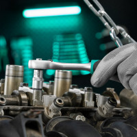 Набор инструментов STELS 1/4 CrV пластиковый кейс 57 предметов 14101