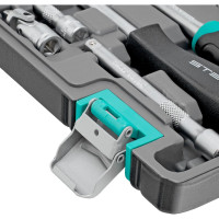 Набор инструментов STELS 1/4 CrV пластиковый кейс 57 предметов 14101