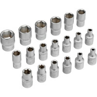 Набор инструментов STELS 1/4 CrV пластиковый кейс 57 предметов 14101