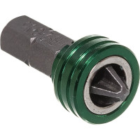 Бита "ЕХPERT", с магнитным держателем-ограничителем, тип хвостовика C 1/4", PH2, 25 мм, 1 шт. в блистере Kraftool 26128-2-25-1