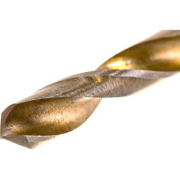 Сверло по металлу, 6 мм, HSS, нитридтитановое покрытие, 6-гранный хвостовик MATRIX 717602