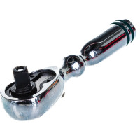 Рукоятка трещоточная укороченная 1/4д.DR, 48 зубцов, 90 мм R3802