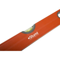 Антиударный магнитный уровень Sturm зеркало 3 глазка 1200мм 2015-05-1200