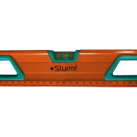 Антиударный магнитный уровень Sturm зеркало, 3 глазка, 600 мм 2015-05-600