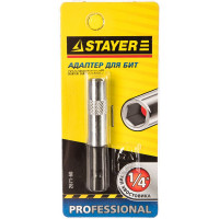 Адаптер ПРОФИ для бит комбинированный магнитный (60 мм) STAYER 2671-60