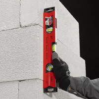 Алюминиевый магнитный уровень MATRIX 400 мм 34704