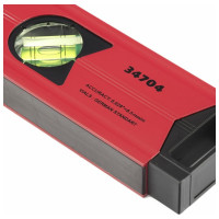 Алюминиевый магнитный уровень MATRIX 400 мм 34704