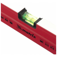 Алюминиевый магнитный уровень MATRIX 400 мм 34704