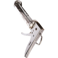 Полуоткрытый пистолет для герметика 310мл, хром, зубчатый шток 7мм MATRIX 88640