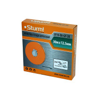 Геодезическая рулетка в закрытом корпусе Sturm с лентой ПВХ 30 м 2010-08-GP-30