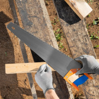 Ножовка по дереву Без бренда 500 мм, шаг зубьев 6,5 мм, пластиковая рукоятка 23165