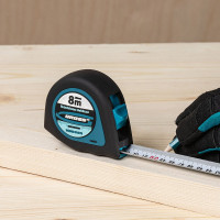 Рулетка GROSS Ergonomisch 8 м, 25 мм, магнитный обрезиненный зацеп 31104