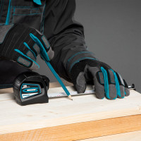 Рулетка Doppelhaken 5мх25мм, двухсторонний зацеп, нейлон, двуст.шкала GROSS 31124