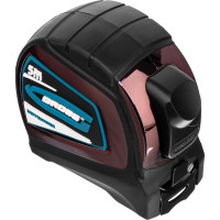 Рулетка Doppelhaken 5мх25мм, двухсторонний зацеп, нейлон, двуст.шкала GROSS 31124