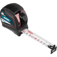 Рулетка Doppelhaken 5мх25мм, двухсторонний зацеп, нейлон, двуст.шкала GROSS 31124