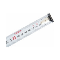 Рулетка Doppelhaken 5мх25мм, двухсторонний зацеп, нейлон, двуст.шкала GROSS 31124