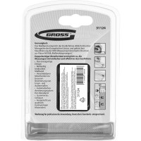 Рулетка Doppelhaken 5мх25мм, двухсторонний зацеп, нейлон, двуст.шкала GROSS 31124