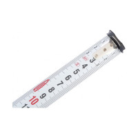 Рулетка Doppelhaken 8мx25мм, двухсторонний зацеп, нейлон, двуст.шкала GROSS 31125