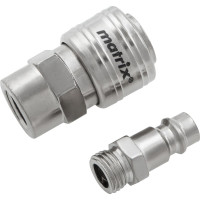 Набор переходников (рапид EURO; 1/4") 2 шт. MATRIX 57016