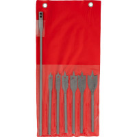 Набор сверл перовых по дереву (10-25 мм; 6 шт.) + удлинитель MATRIX 70406