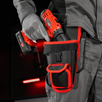 Кобура для шуруповерта с карманом для бит и сверл MATRIX 90243