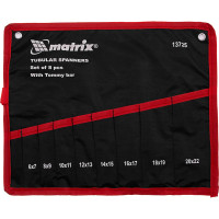 Набор ключей трубчатых торцевых 9 пр. MATRIX 13725