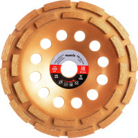 Алмазная зачистная чашка 180 мм двухрядная MATRIX 72998