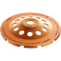 Алмазная зачистная чашка 180 мм двухрядная MATRIX 72998