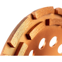 Алмазная зачистная чашка 180 мм двухрядная MATRIX 72998