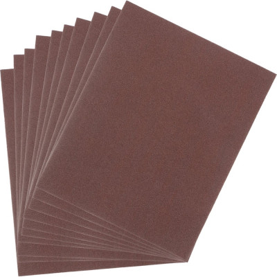 Шлифлист на тканевой основе, P 100, 230 х 280 мм, 10 шт, водостойкий MATRIX 75643